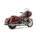 Cobra 3" Slash Cut Slip-On Mufflers for Harley 95-16 FLT / Touring (excl. 2010 Road & Street Glide) / Chrome