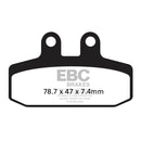 EBC Organic Rear Brake Pads for Aprilia NA 850 Mana / GT 08-16
