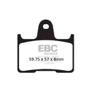EBC Organic Rear Brake Pads for Suzuki GSF 650 Bandit (Non ABS) 05-06