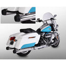 Miller Arlington Euro 4 Slip-On Mufflers for Harley 17-20 Touring (107" engine) / Polished / Tapered Matte Black  - Customhoj