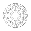 Moto-Master Brake Disc Honda VFR 1200 F 10-17 Moto-Master Halo Front Left Brake Disc for Honda Customhoj
