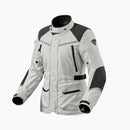 REV'IT! Voltiac 3 H2O Ladies Motorcycle Jacket Silver/Black / 34