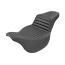 Saddlemen Step-Up Front Tuck-n-Roll for Harley 08-25 Touring (excl. 23-25 CVO; 24-25 Road Glide / Street Glide) / Black  - Customhoj
