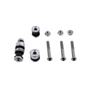 MCS Sissy Bar Parts 94-03 XL (excl. XL883R, XL1200S) (without saddlebags) (OEM: 53528-95B) Sissy Bar Docking Hardware Kit Detachable Plates for Harley Customhoj