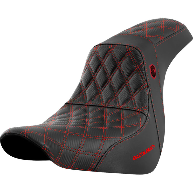 Saddlemen Siedzenie Pro SDC Performance Gripper Lattice Stitch do Harleya