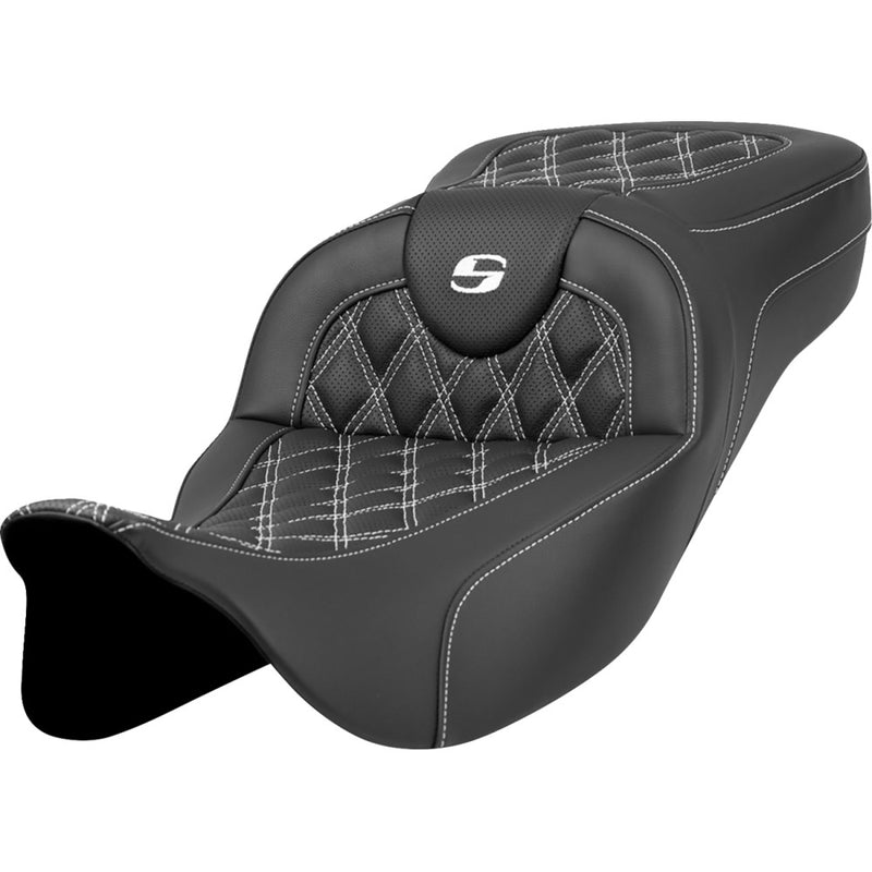 Saddlemen Siedzenie Roadsofa Extended Reach Lattice Stitch do Harleya