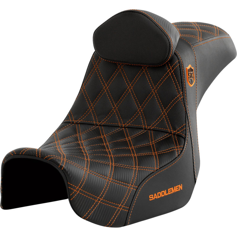 Saddlemen Siedzenie Pro SDC Performance Gripper Lattice Stitch do Harleya
