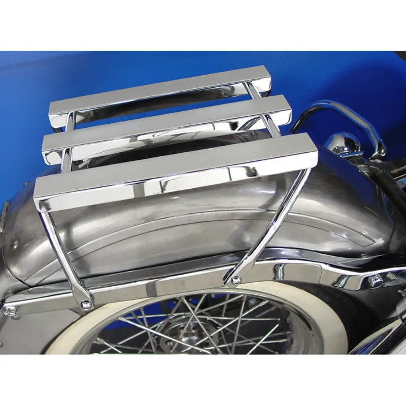 MCS 3-kanałowy chromowany bagażnik do motocykli Harley