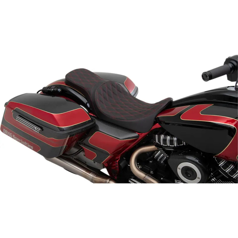 Drag Specialties Siodło Predator 2-Up Forward do Harley 