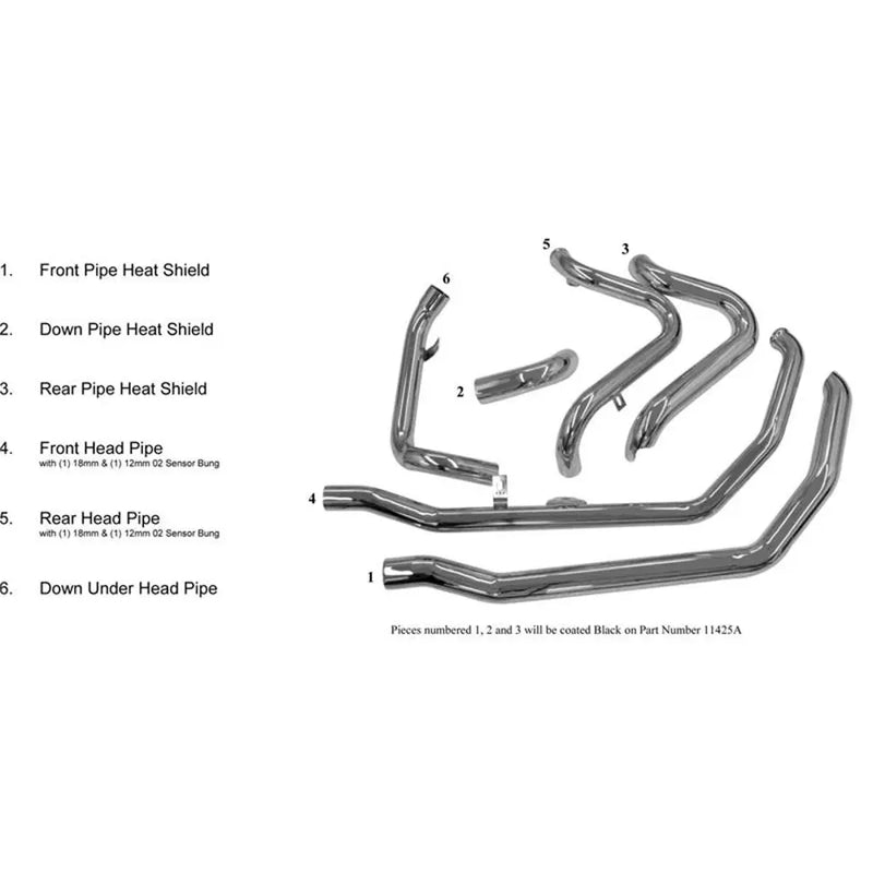 Bassani True Dual Down Under Headers dla Harleya