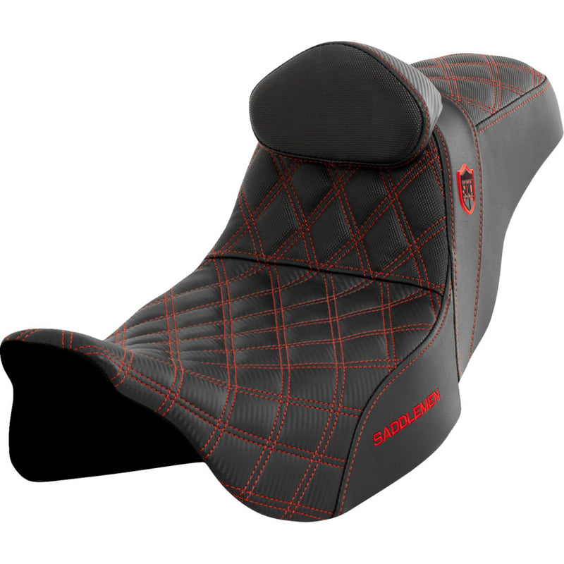Saddlemen Siedzenie Pro SDC Performance Gripper Lattice Stitch do Harleya