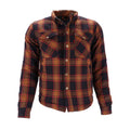 13 1/2 Long Run Motorcycle Shirt Brown/Black / S