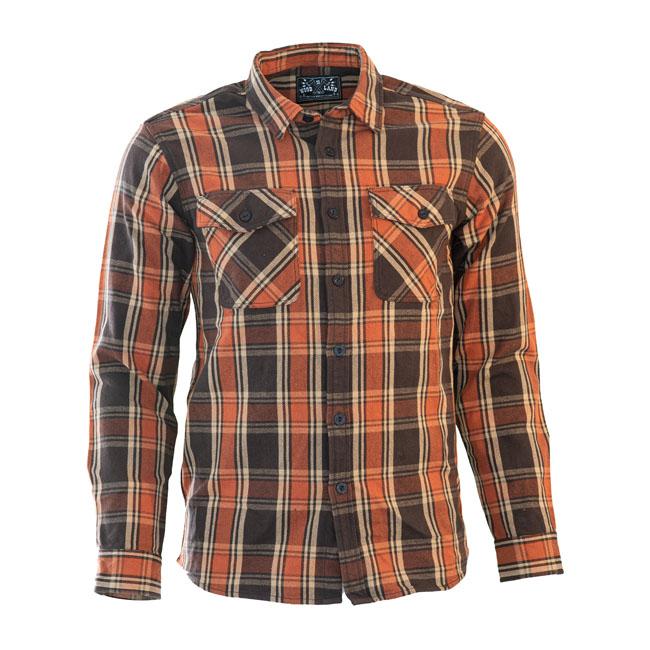 13 1/2 Woodland Check Shirt Orange/Brown / S