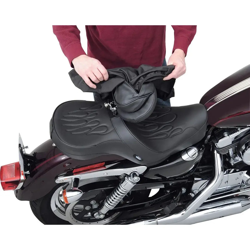 Drag Specialties EZ Glide II Konwertowalna osłona przeciwdeszczowa na oparcie motocykla