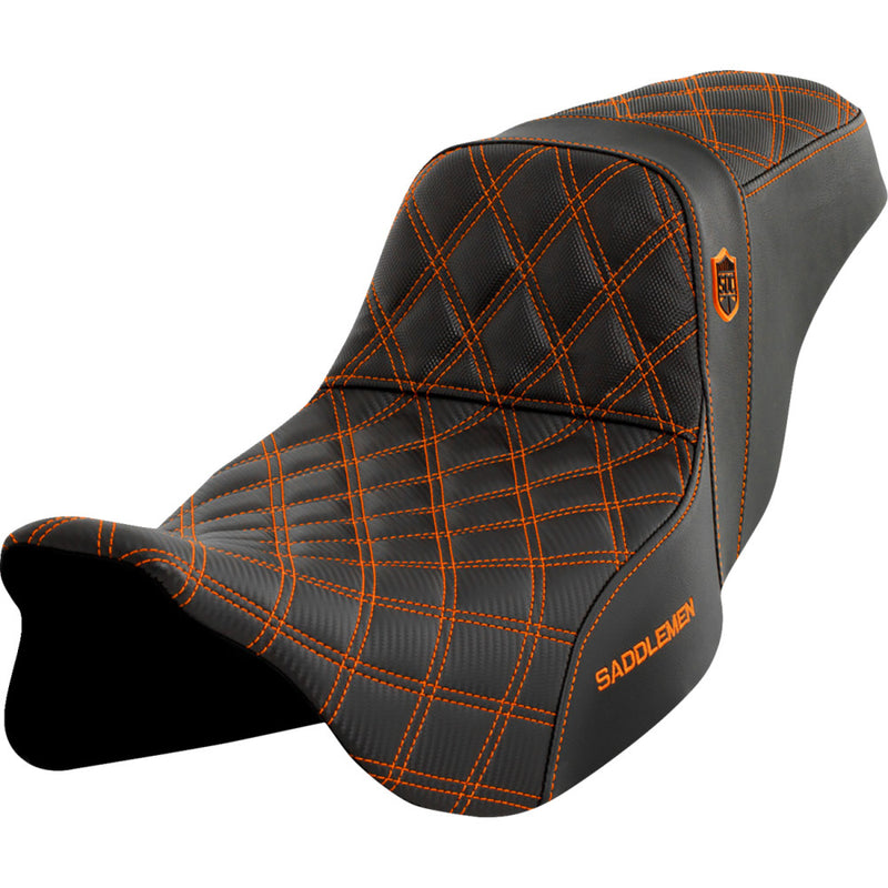Saddlemen Siedzenie Pro SDC Performance Gripper Lattice Stitch do Harleya