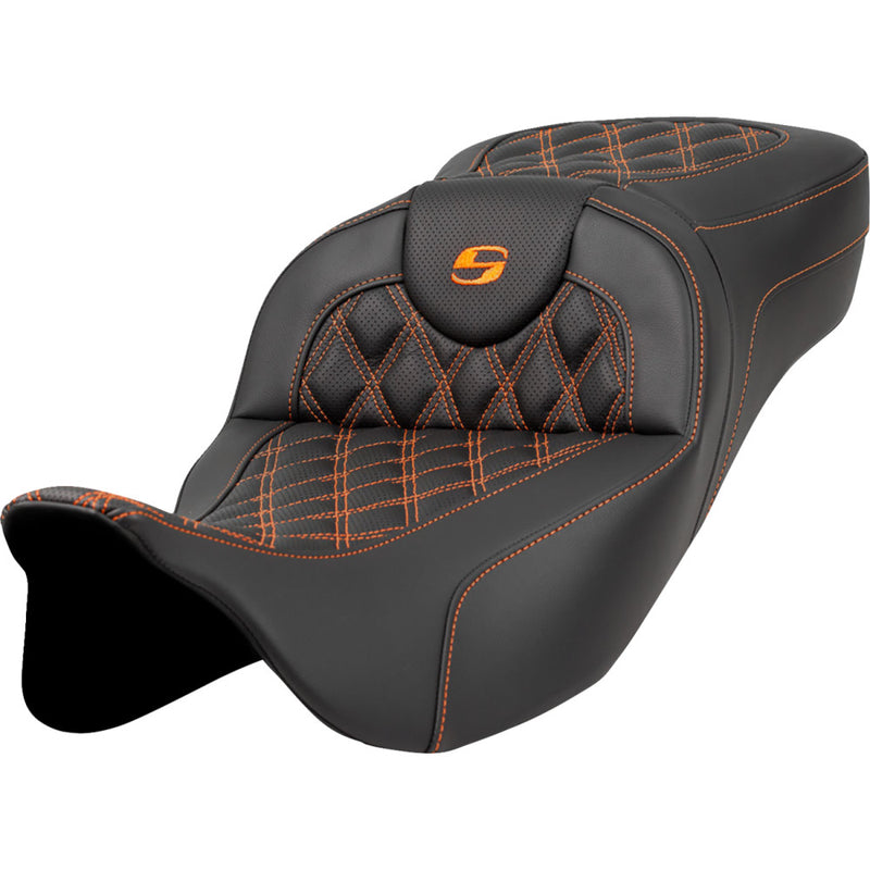 Saddlemen Siedzenie Roadsofa Extended Reach Lattice Stitch do Harleya