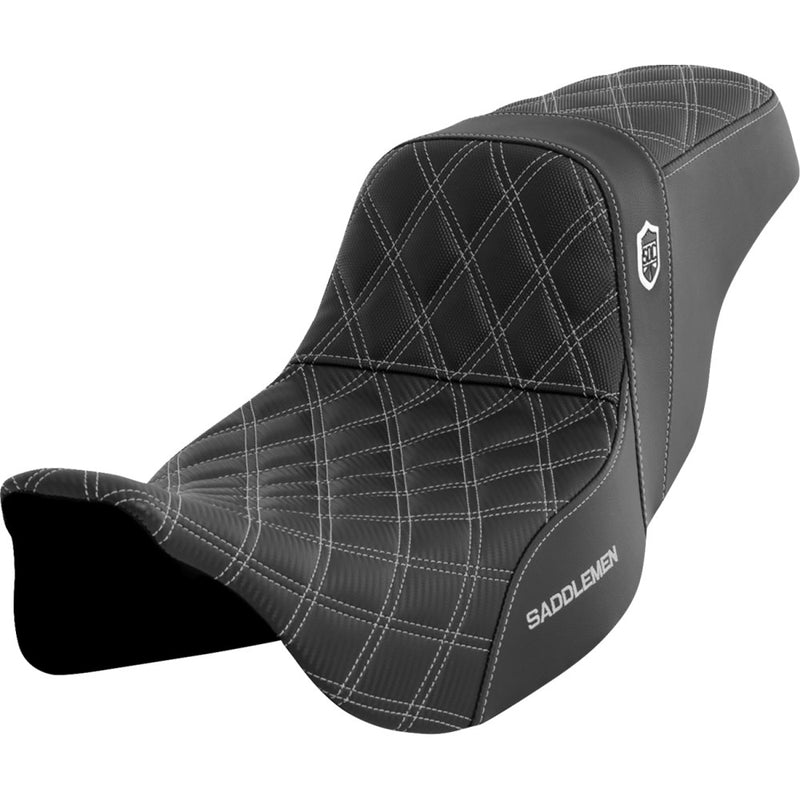 Saddlemen Siedzenie Pro SDC Performance Gripper Lattice Stitch do Harleya