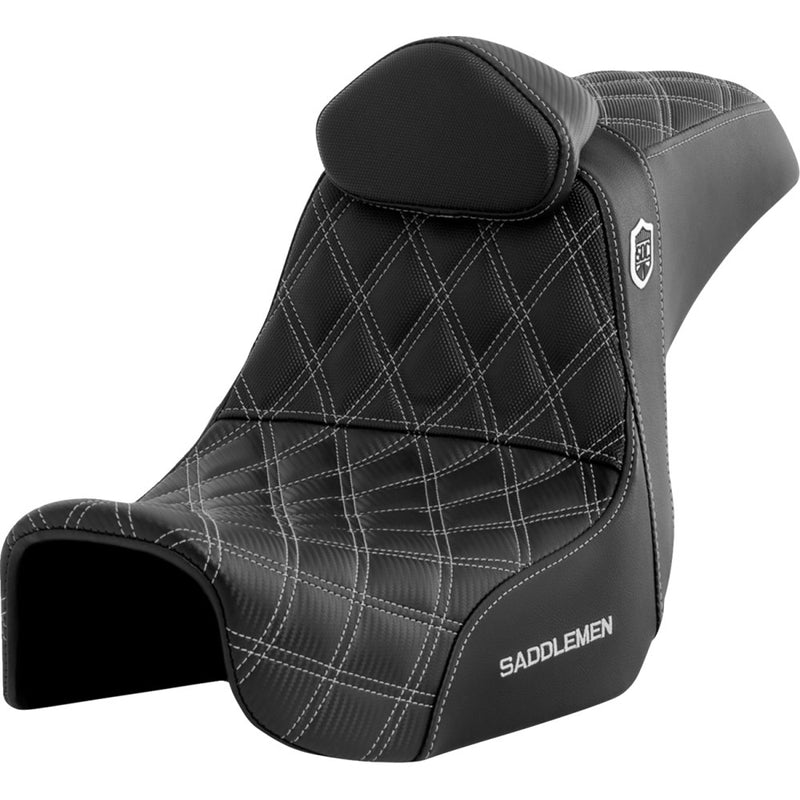 Saddlemen Siedzenie Pro SDC Performance Gripper Lattice Stitch do Harleya