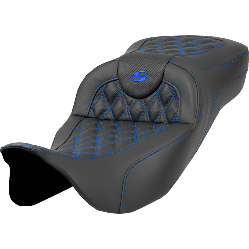 Saddlemen Siedzenie Roadsofa Extended Reach Lattice Stitch do Harleya