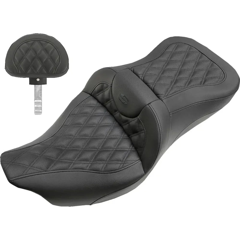 Saddlemen Siedzenie Roadsofa Extended Reach Lattice Stitch do Harleya