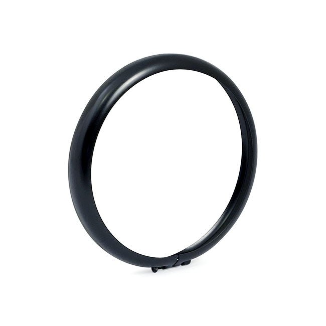 4" Headlight Trim Ring Bates Spotlamp Black