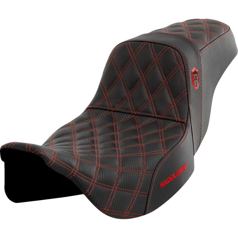 Saddlemen Siedzenie Pro SDC Performance Gripper Lattice Stitch do Harleya