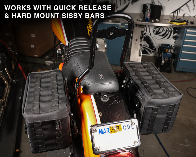 Thrashin Supply – twarde uchwyty do sakw dla motocykli Harley