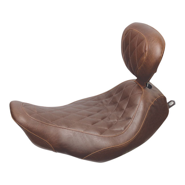 Mustang Szerokie siedzenie solo Tripper do motocykli Harley