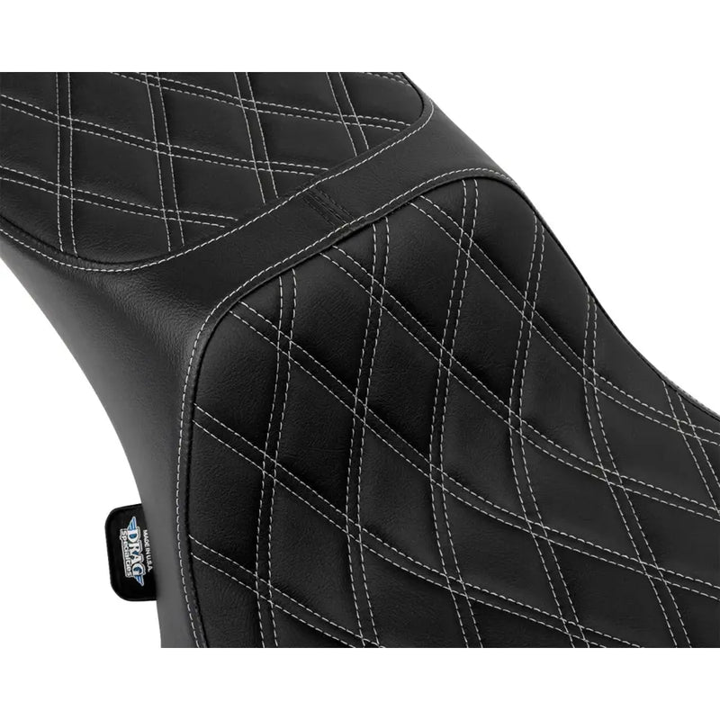 Drag Specialties Performance Predator 2-Up Extended Reach Seat dla Harley