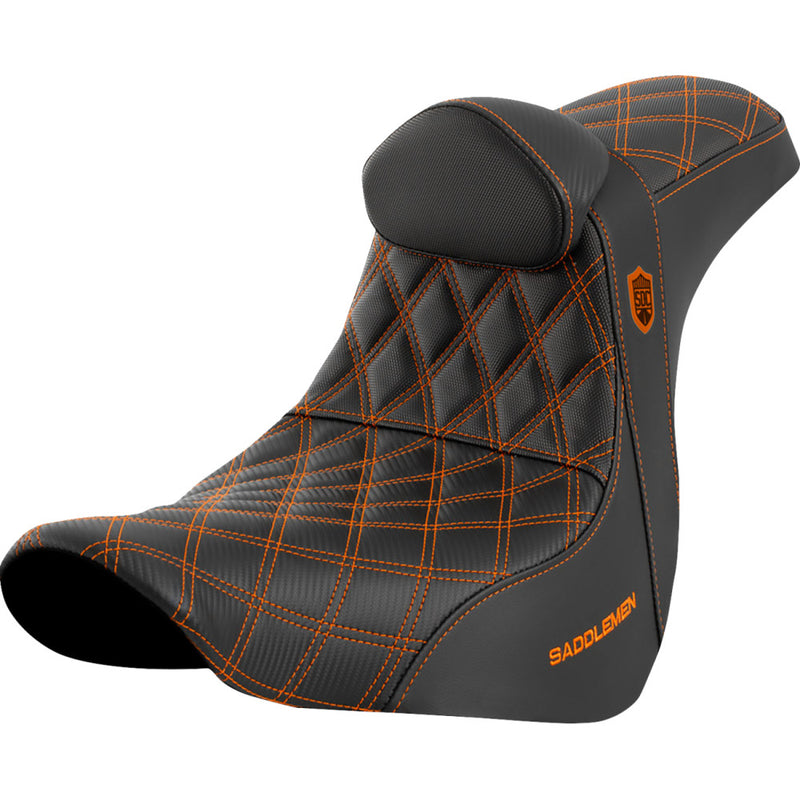 Saddlemen Siedzenie Pro SDC Performance Gripper Lattice Stitch do Harleya