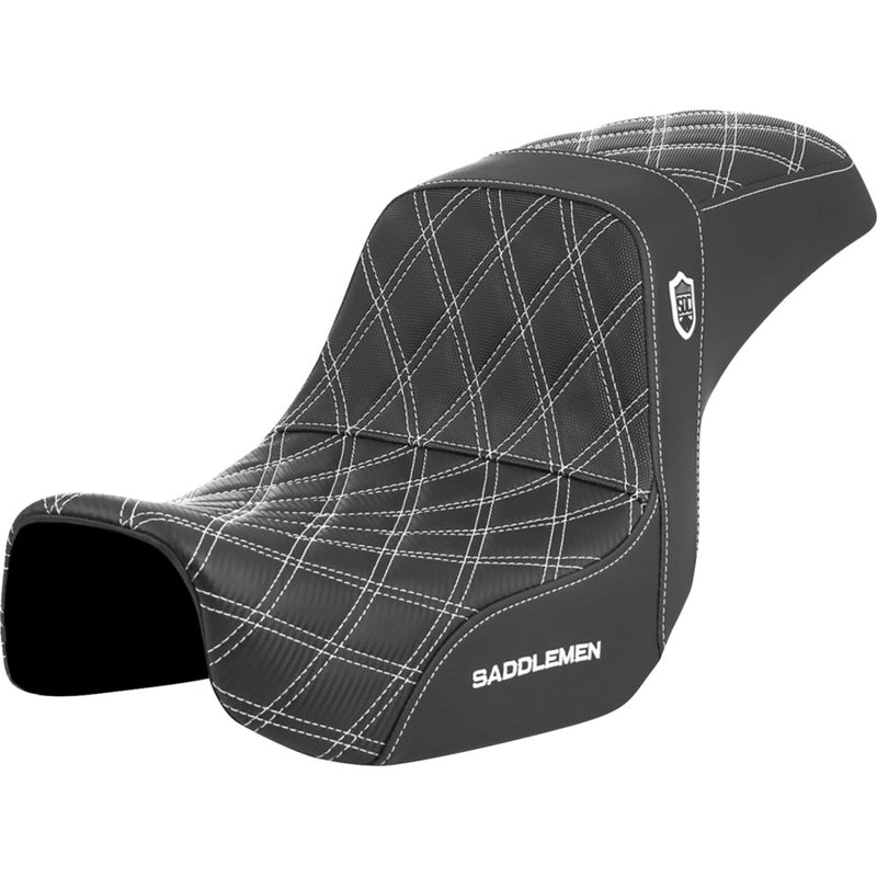 Saddlemen Siedzenie Pro SDC Performance Gripper Lattice Stitch do Harleya