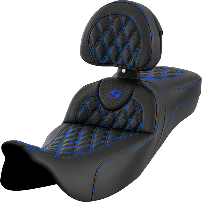 Saddlemen Siedzenie Roadsofa Extended Reach Lattice Stitch do Harleya