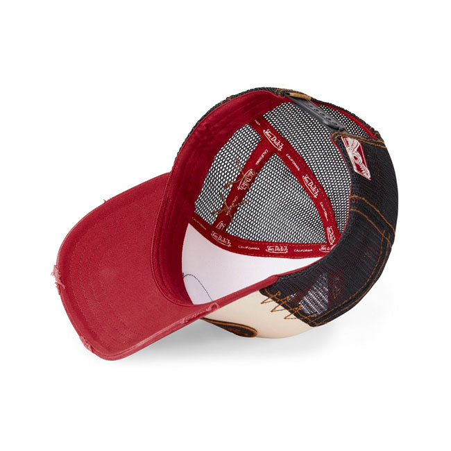 Von Dutch Czapka z postarzanym logo