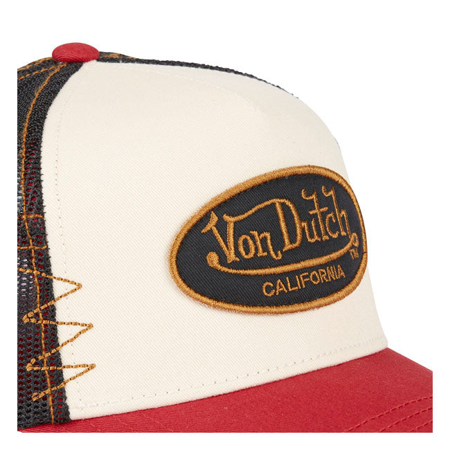 Von Dutch Czapka z postarzanym logo