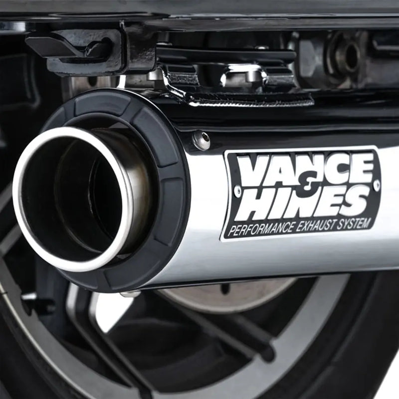 Vance & Hines Chromowane tłumiki wsuwane Supersport 400 do Harleya