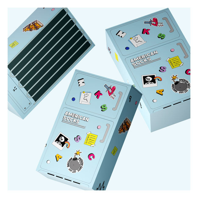 American Socks Charakterystyczne skarpetki Frosty Fridge