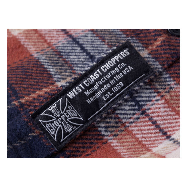 West Coast Choppers Sztywna koszula flanelowa