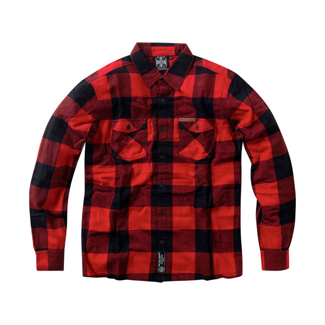 West Coast Choppers Sztywna koszula flanelowa