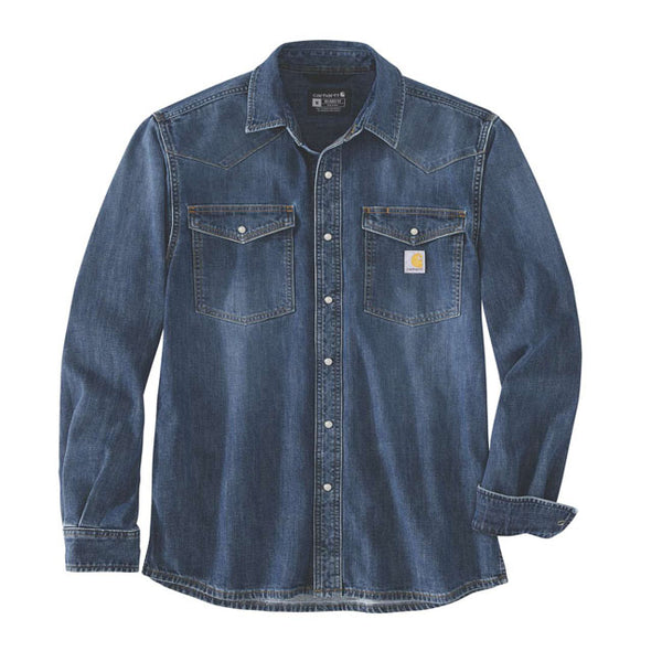 Carhartt Dżinsowa koszula na zatrzaski