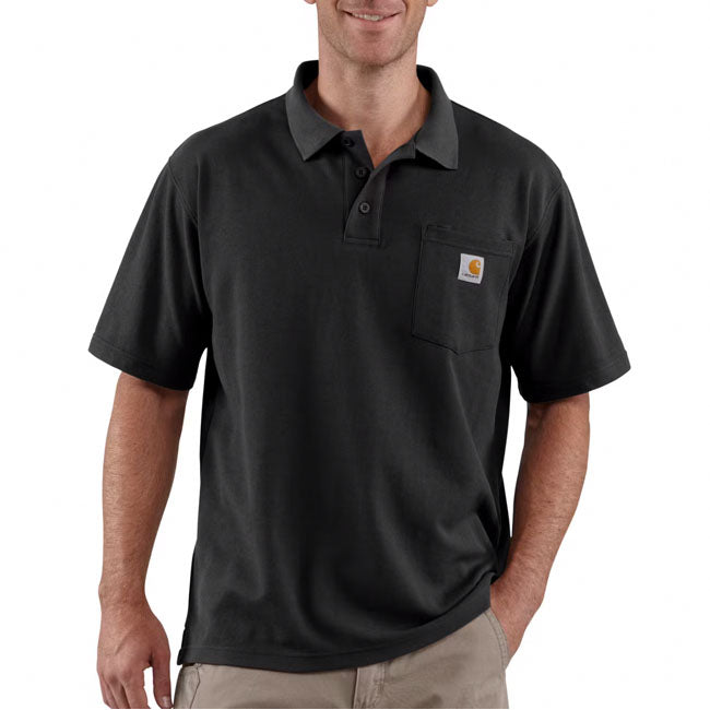 Carhartt Polo z kieszenią o średniej grubości