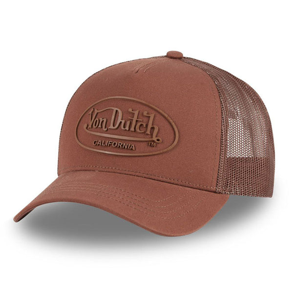 Von Dutch Gumowa czapka z logo