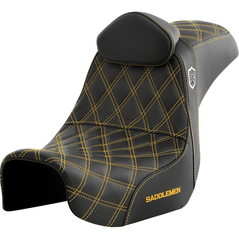 Saddlemen Siedzenie Pro SDC Performance Gripper Lattice Stitch do Harleya