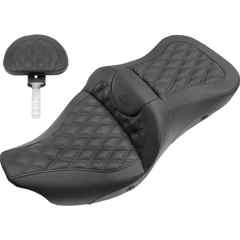 Saddlemen Siedzenie Roadsofa Extended Reach Lattice Stitch do Harleya