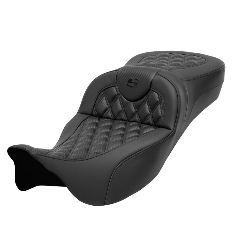 Saddlemen Siedzenie Roadsofa Extended Reach Lattice Stitch do Harleya