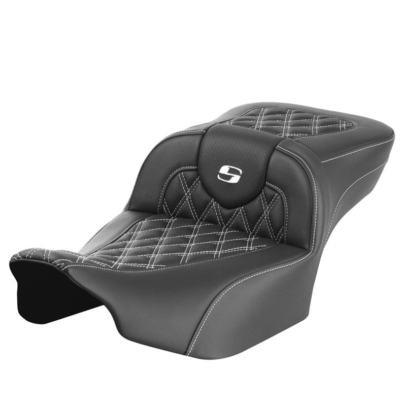 Saddlemen Siedzenie Roadsofa Extended Reach Lattice Stitch do Harleya