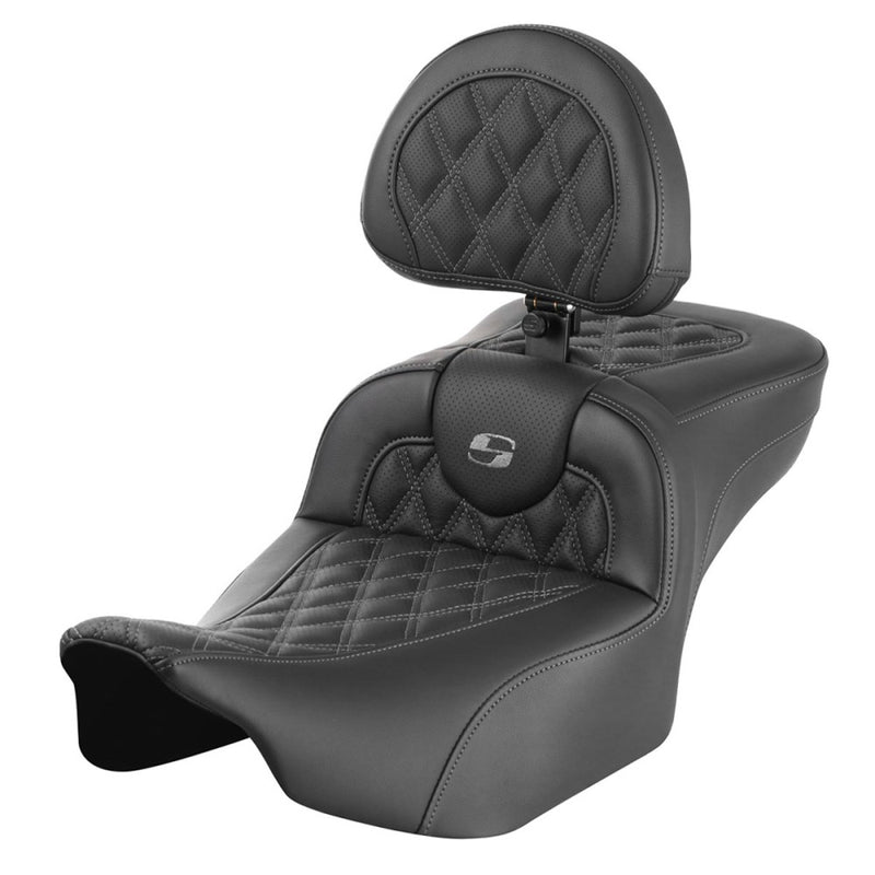 Saddlemen Siedzenie Roadsofa Extended Reach Lattice Stitch do Harleya