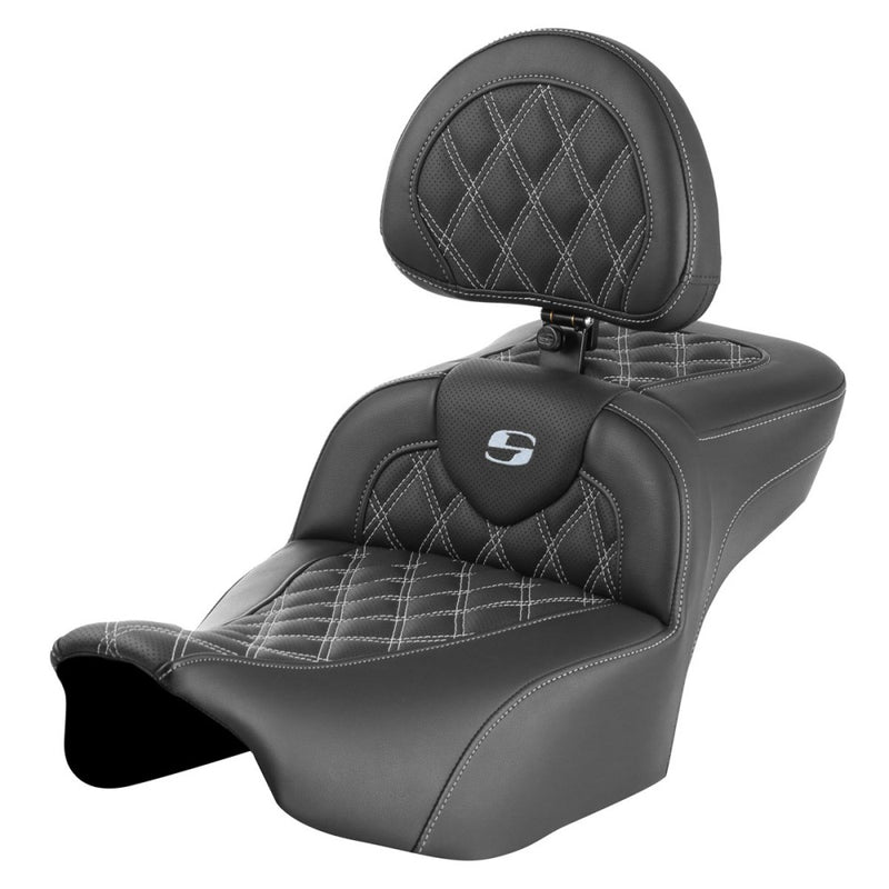 Saddlemen Siedzenie Roadsofa Extended Reach Lattice Stitch do Harleya