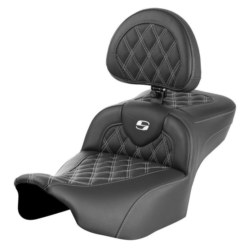 Saddlemen Siedzenie Roadsofa Extended Reach Lattice Stitch do Harleya