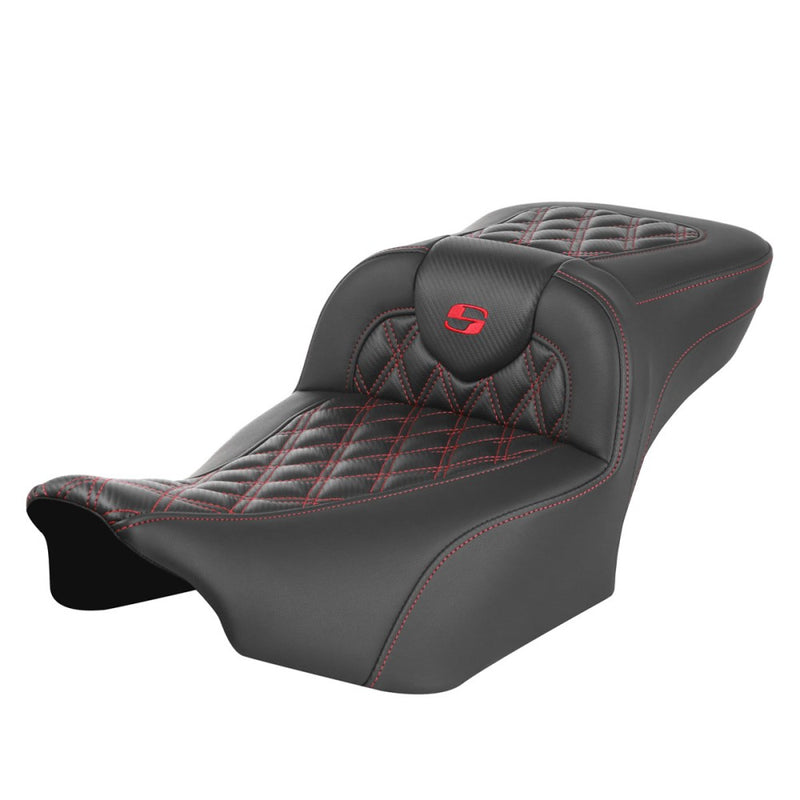 Saddlemen Siedzenie Roadsofa Extended Reach Lattice Stitch do Harleya