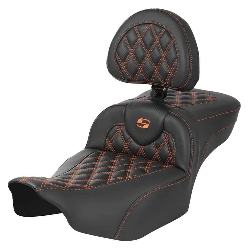 Saddlemen Siedzenie Roadsofa Extended Reach Lattice Stitch do Harleya